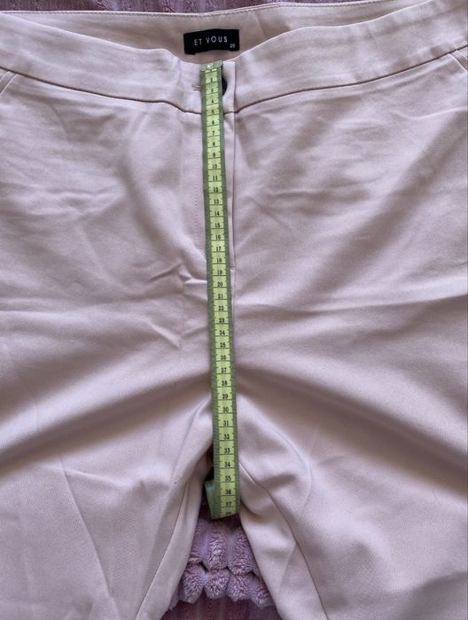 Пудрові штани бавовняні брюки