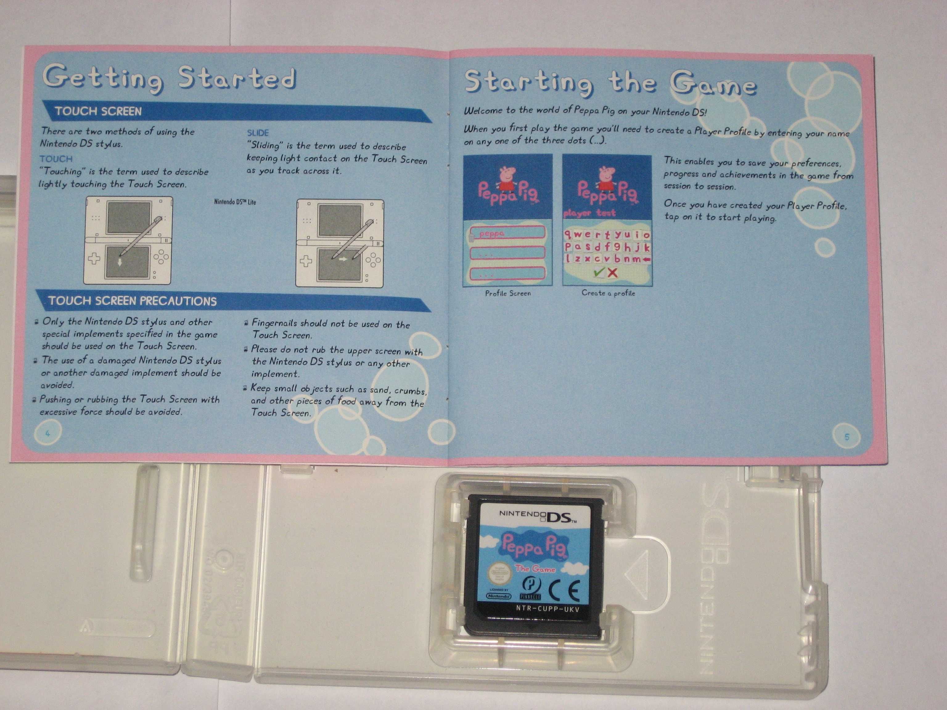 Peppa Pig The Game Nintendo DS! 3xA BDB! DS!