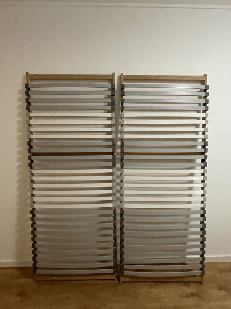 LÖNSET Estrado de ripas, 2x 80x200 cm