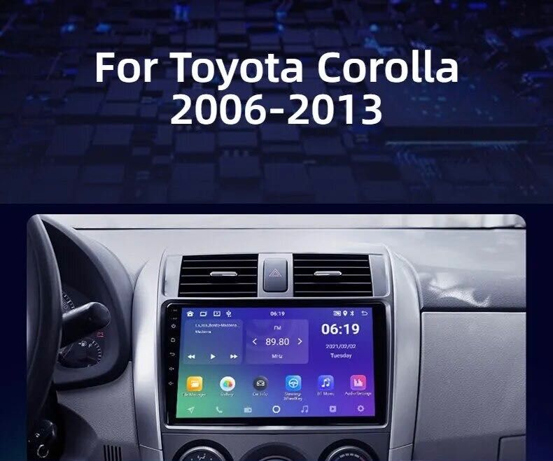 Auto Radio Toyota Corolla Android 2Din