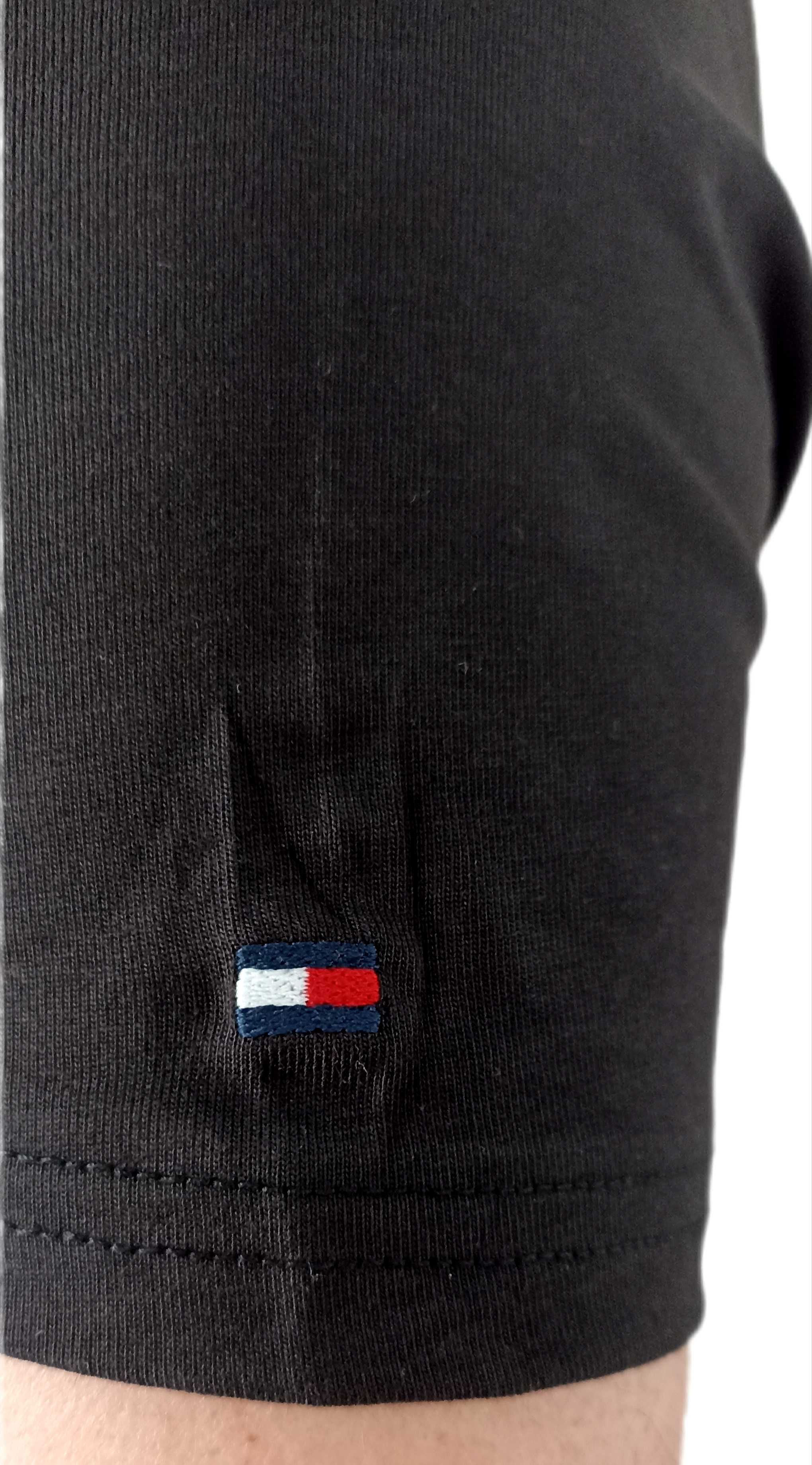 TOMMY HILFIGER T-shirt Koszulka Czarna ROZ.M,L,XL