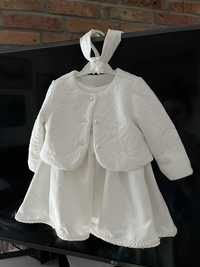 Sukieneczka biala idealna do chrztu