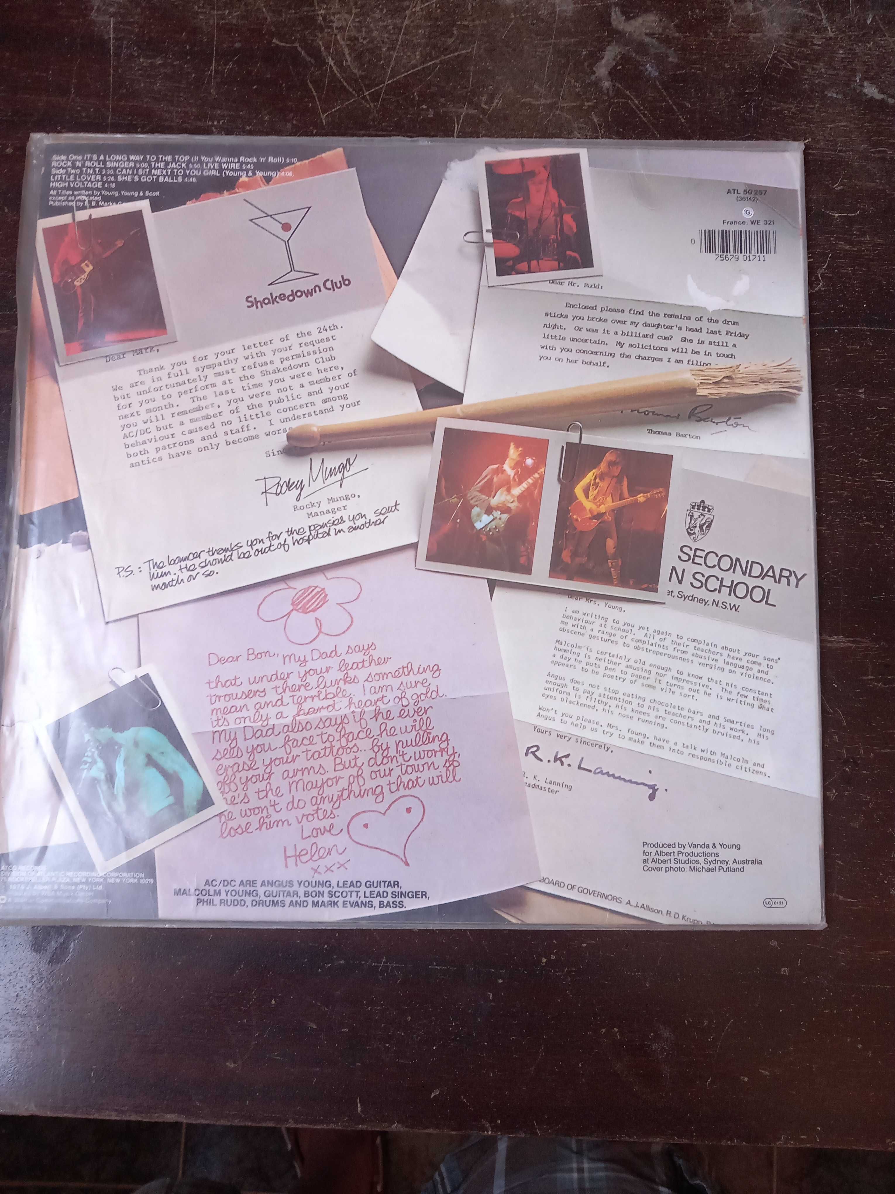 Disco vinil Lp dos AC/DC  high voltage