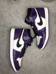 stylowe skórzane wysokie trampki nike jordan