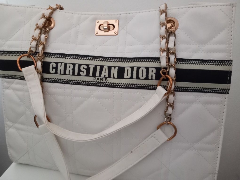 Christian Dior szoperka duża skórka