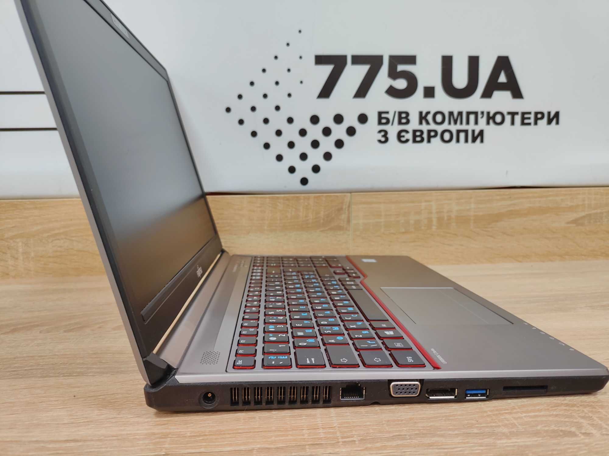 Ноутбук 15.6" Fujitsu E756 (1920х1080) IPS/i5-6300U/WebCam, LTE