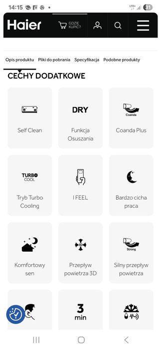 Klimatyzator ścienny Haier 2,5kW 3,5kW montaż fachowo krótkie terminy