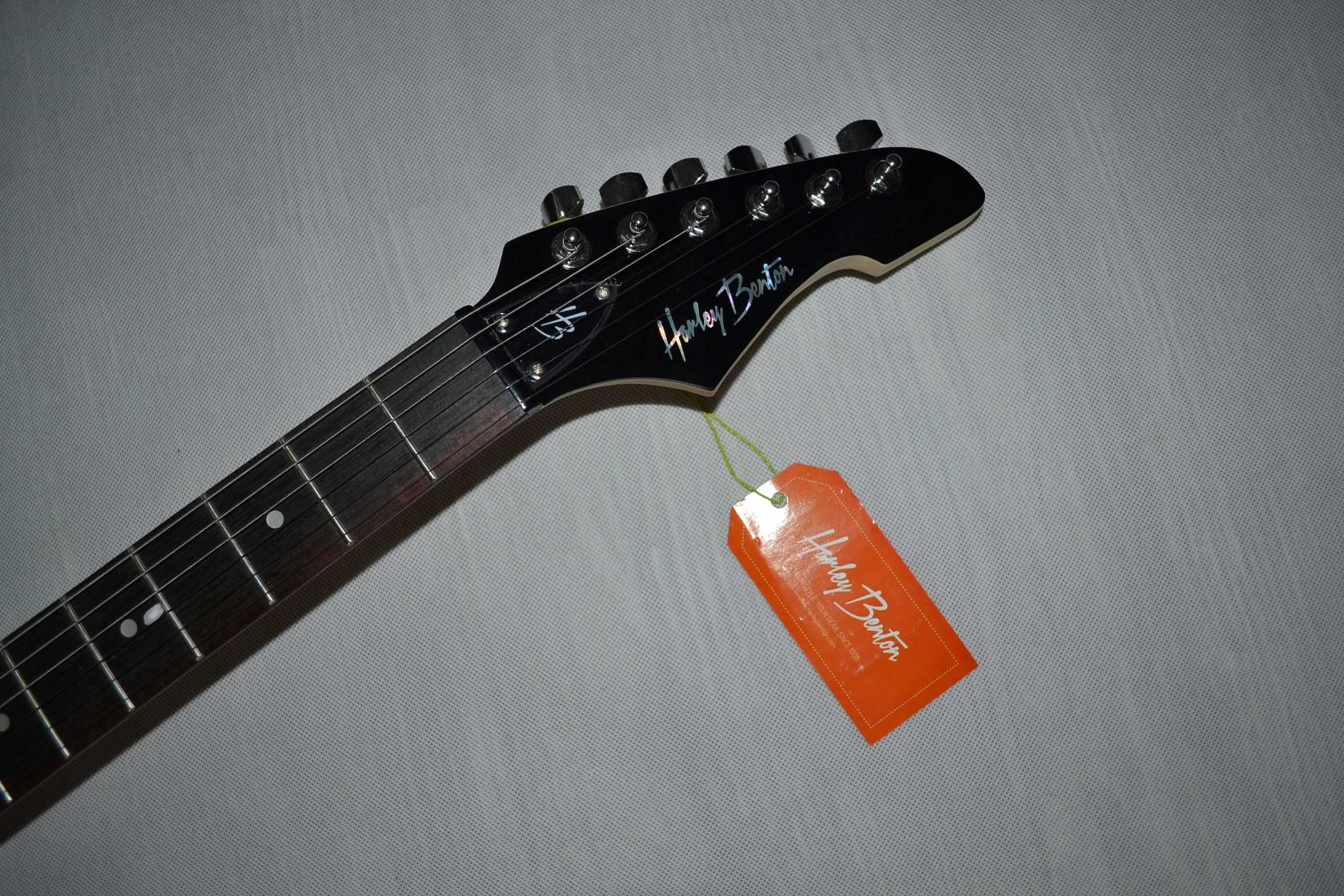Harley Benton MB-20 BK nowa gitara elektryczna - ustawiona!