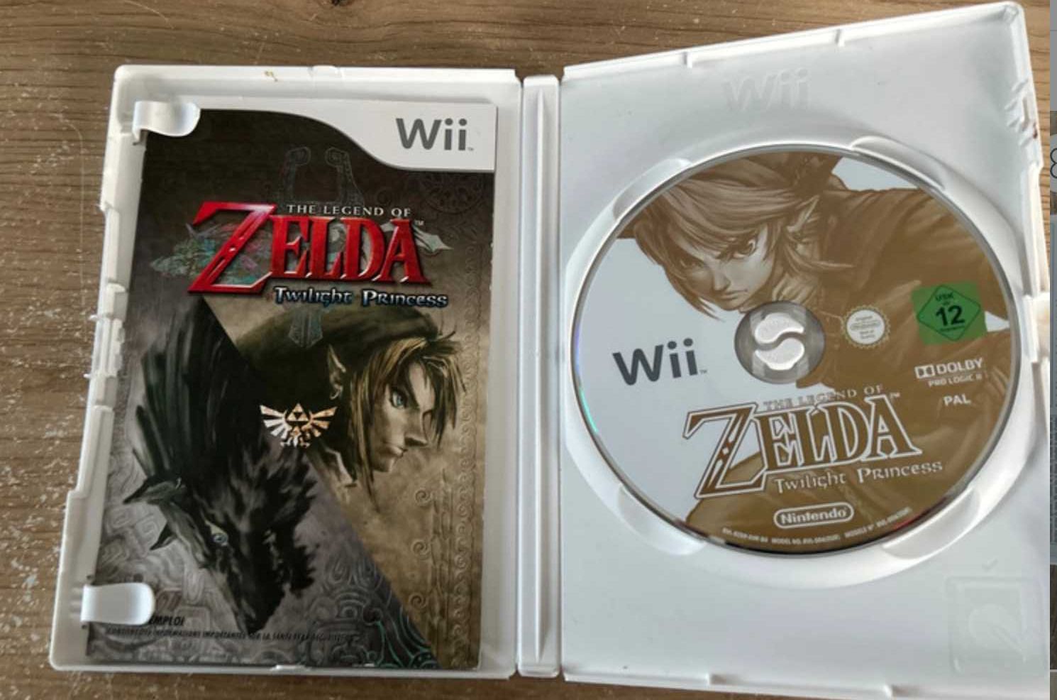 Zelda: Twilight Princess – Wii (PAL) — completo e em ótimo estado