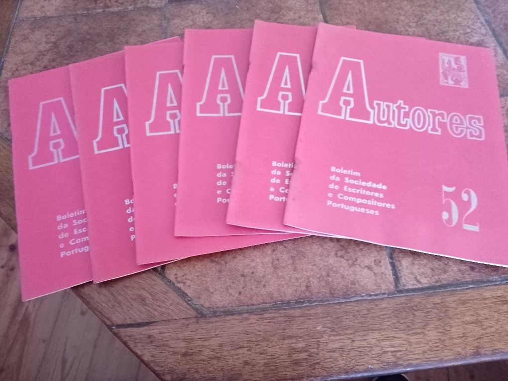 Sociedade portuguesa autores, 7 revistas/boletins cultura e arte