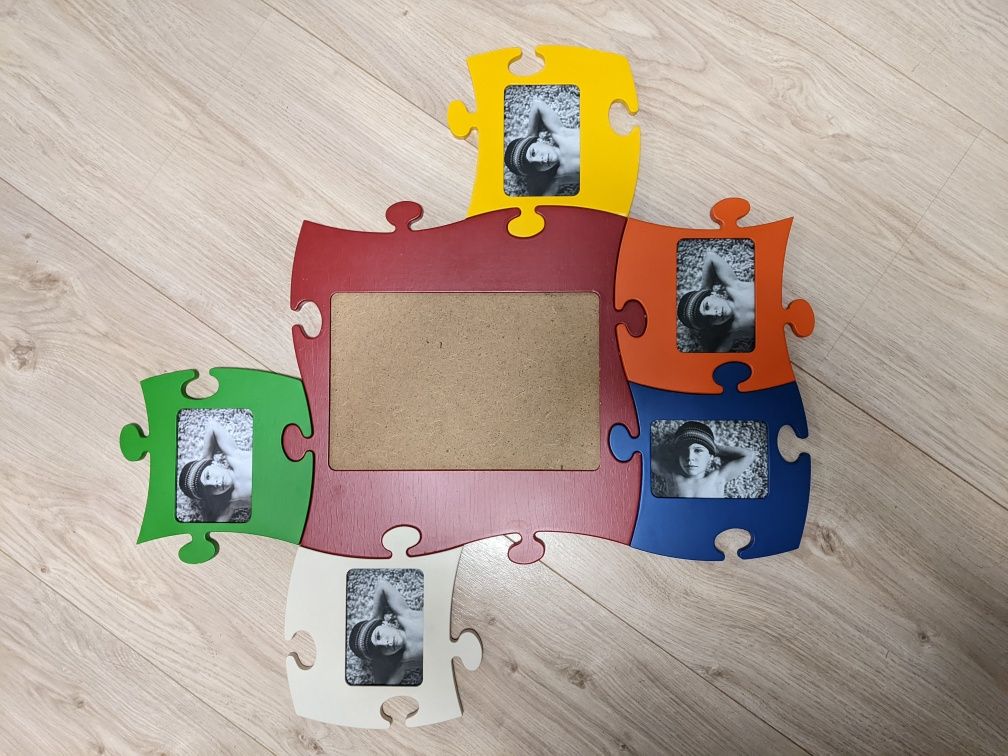 Рамки для фотографій фото у вигляді пазлів пазли рамочки