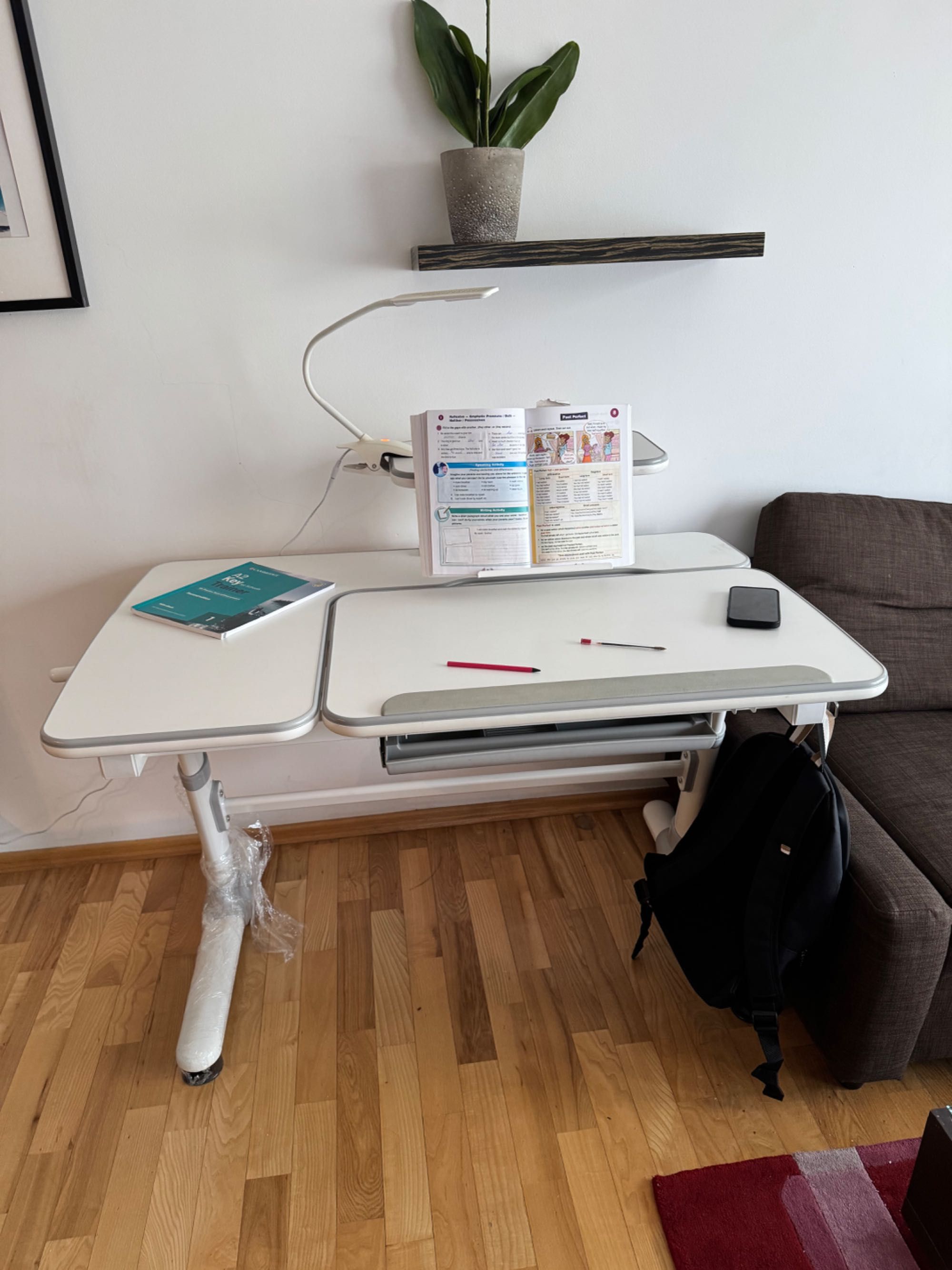 Biurko z regulacją wysokości Fun Desk bardzo dobry stan