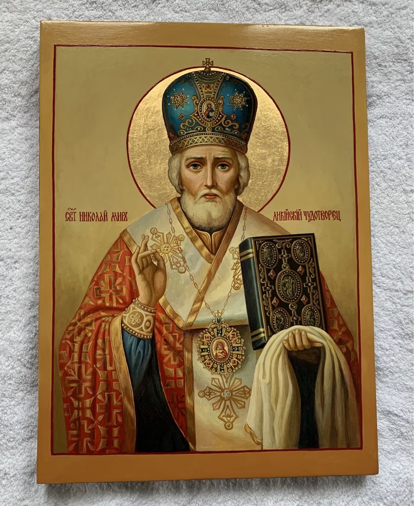 Ікона Святитель Миколай 450*330мм та 290*205мм