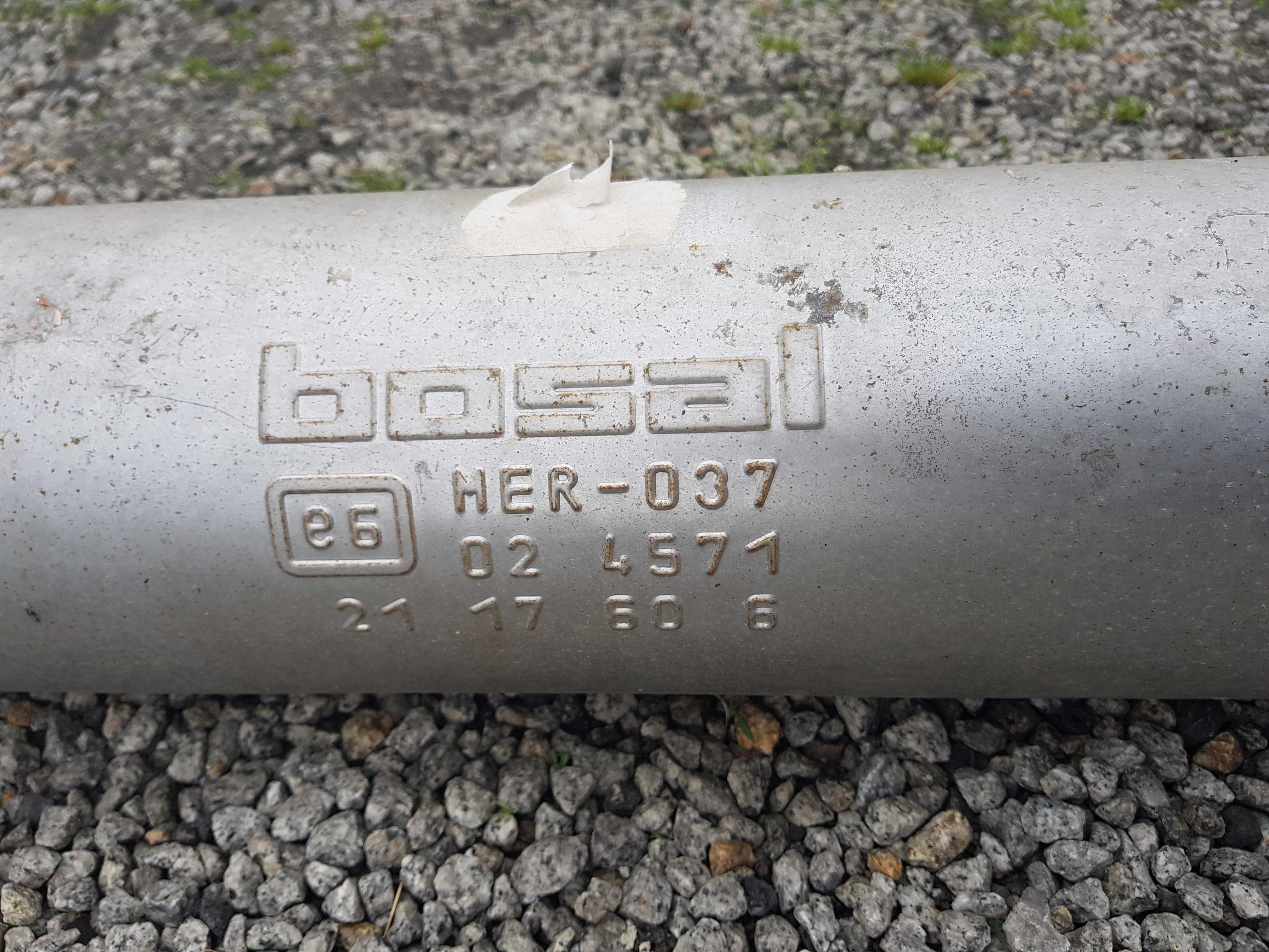 Tłumik końcowy mercedes W123 2.3 benzyna