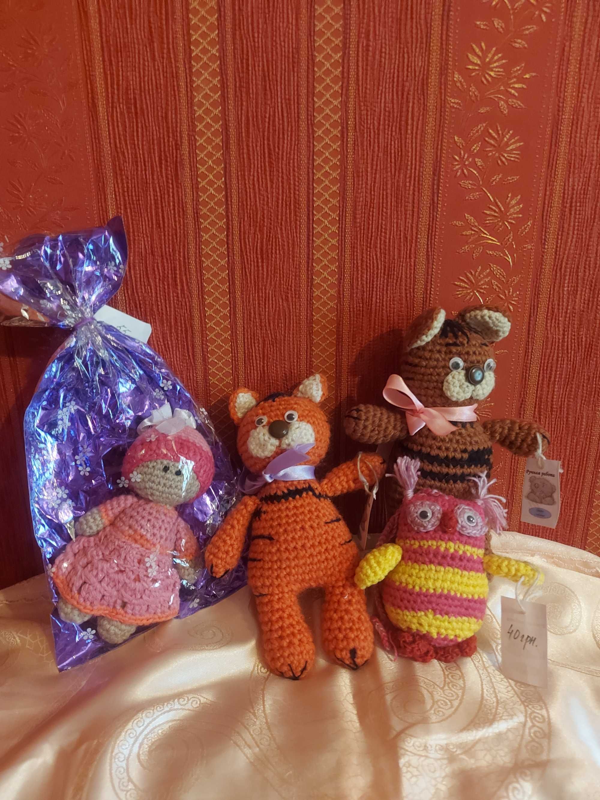 Вязаные игрушки для детей
