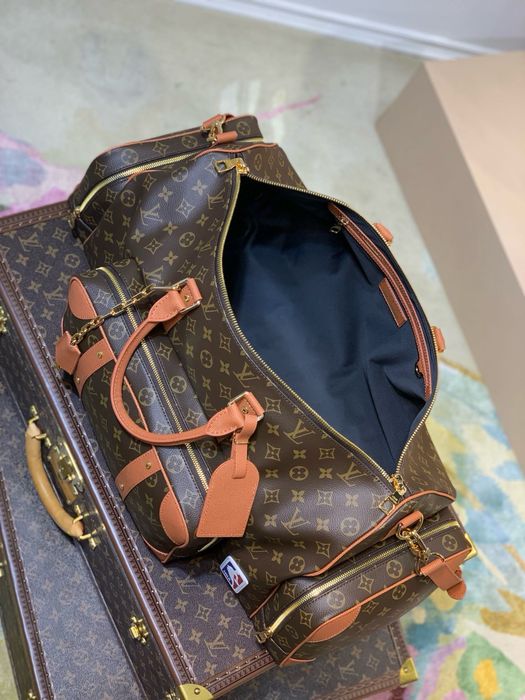 Louis Vuitton Keepall NBA сумка мужская коричневая дорожная спортивная