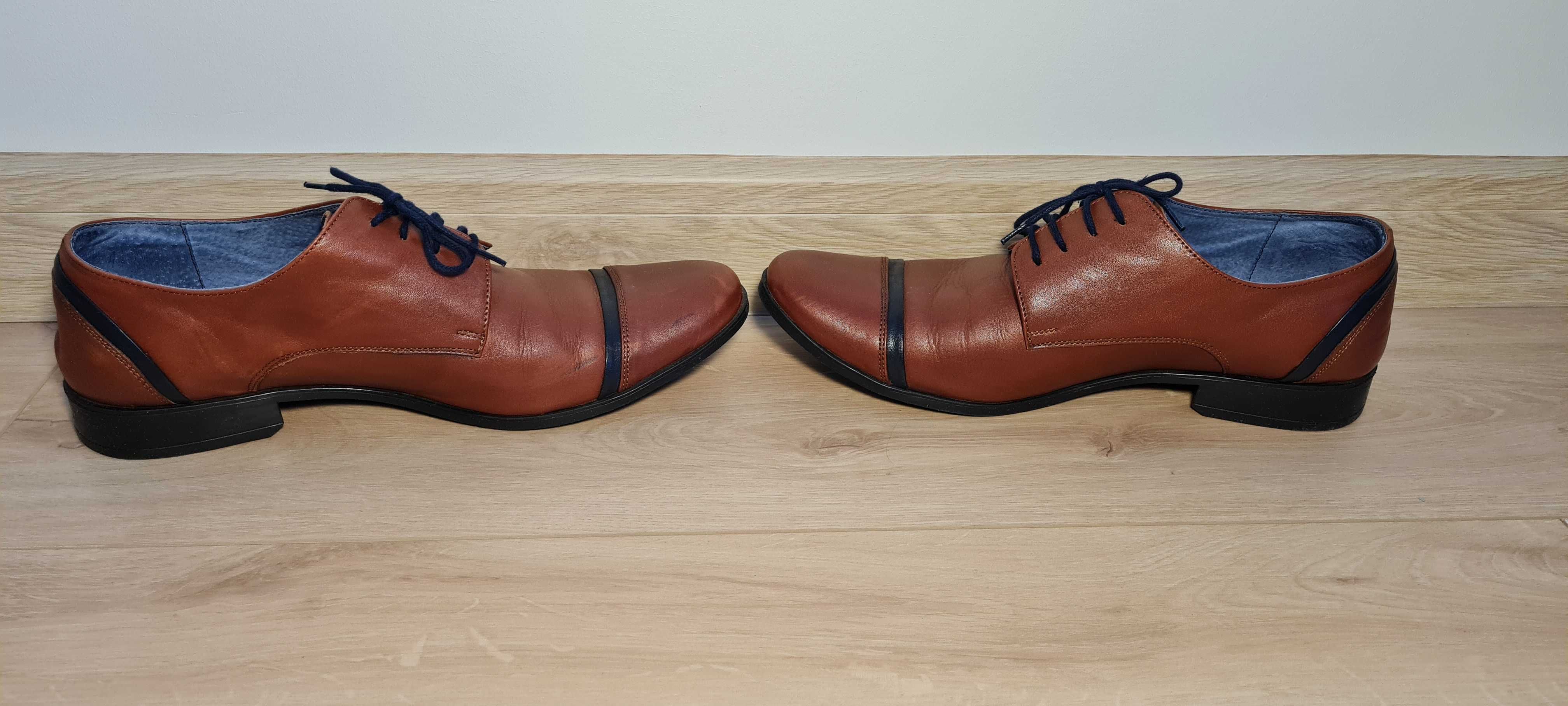 Buty męskie Steve Reeve 39 skóra naturalna