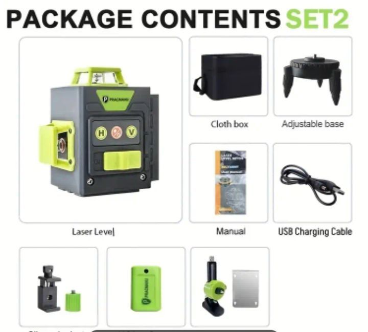 Nível laser de 12 linhas