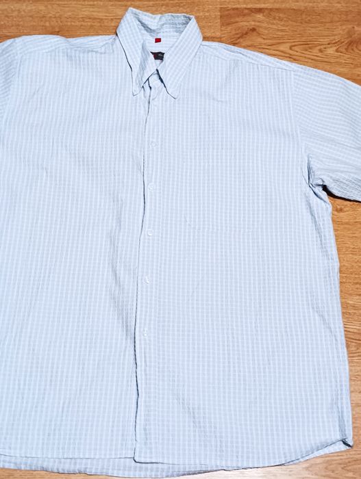 6. Koszula męska krótki rękaw rozmiar 43 firmy Wólczanka