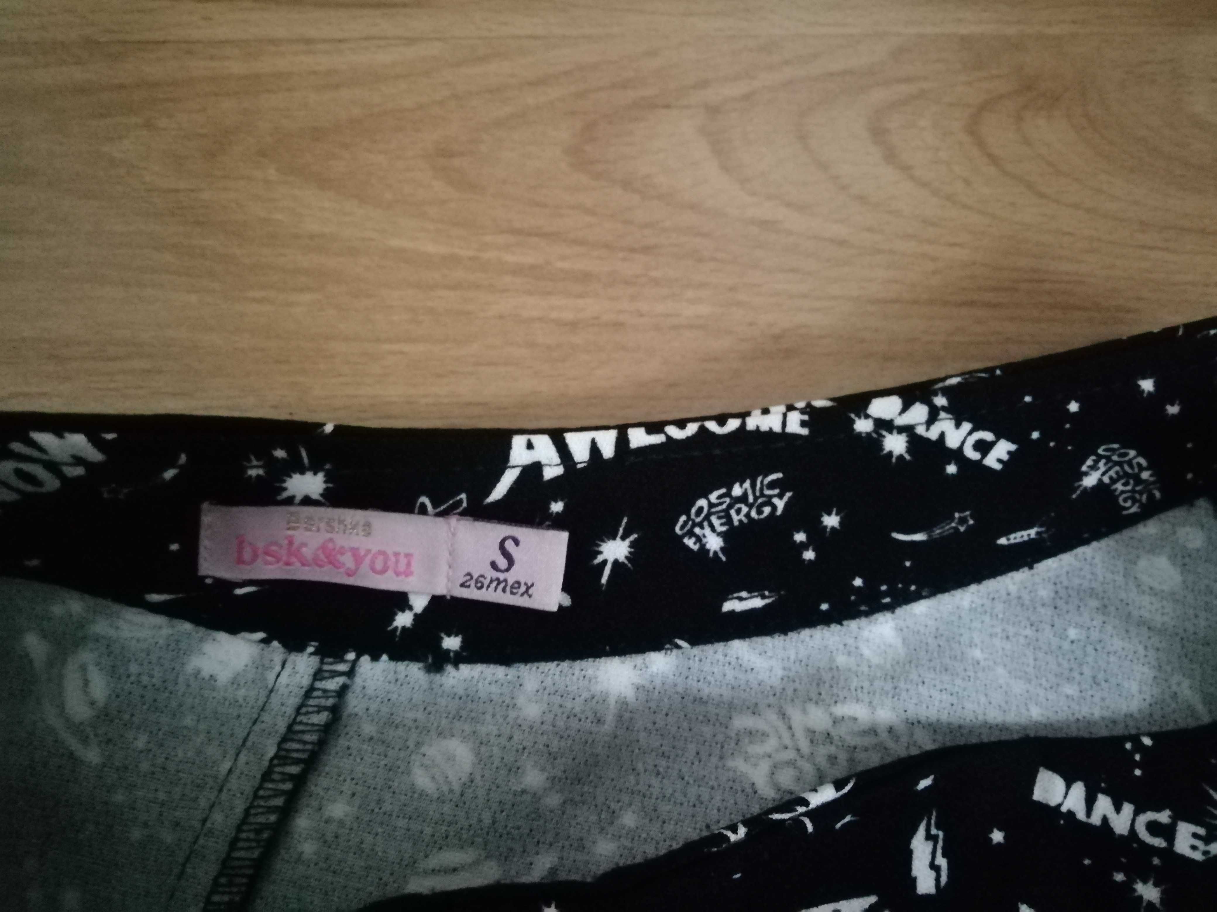 Krótka spódnica bershka - kosmos, space, awesome, rock style
