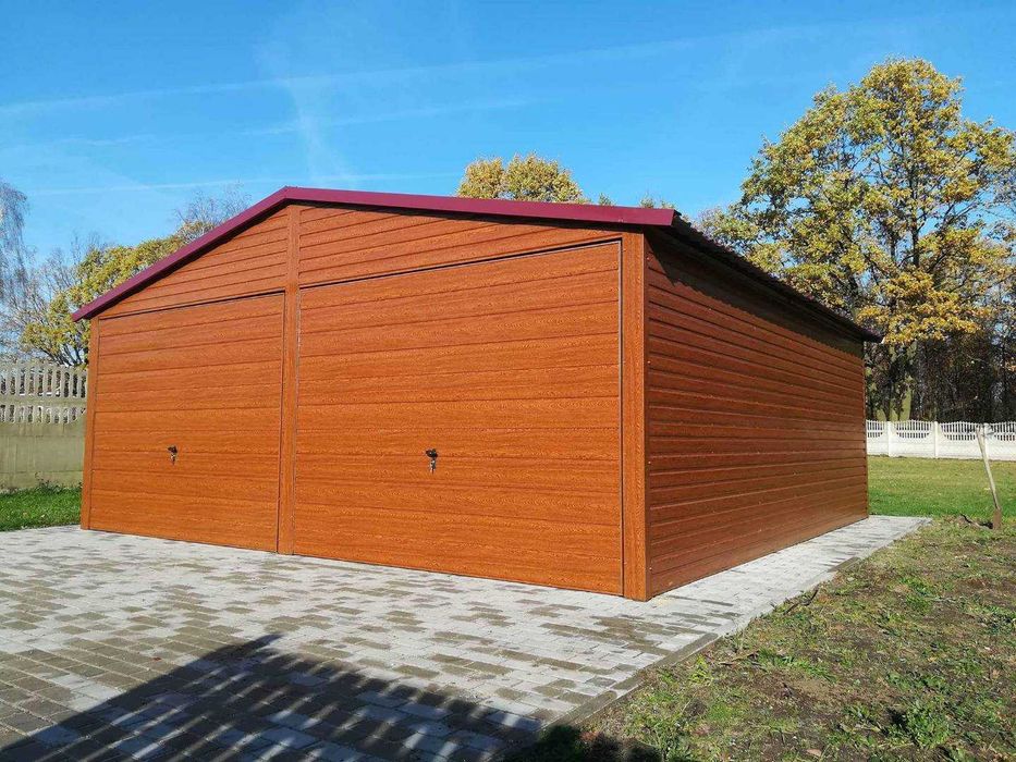 Garaż  blaszany 6x6  6x5,8