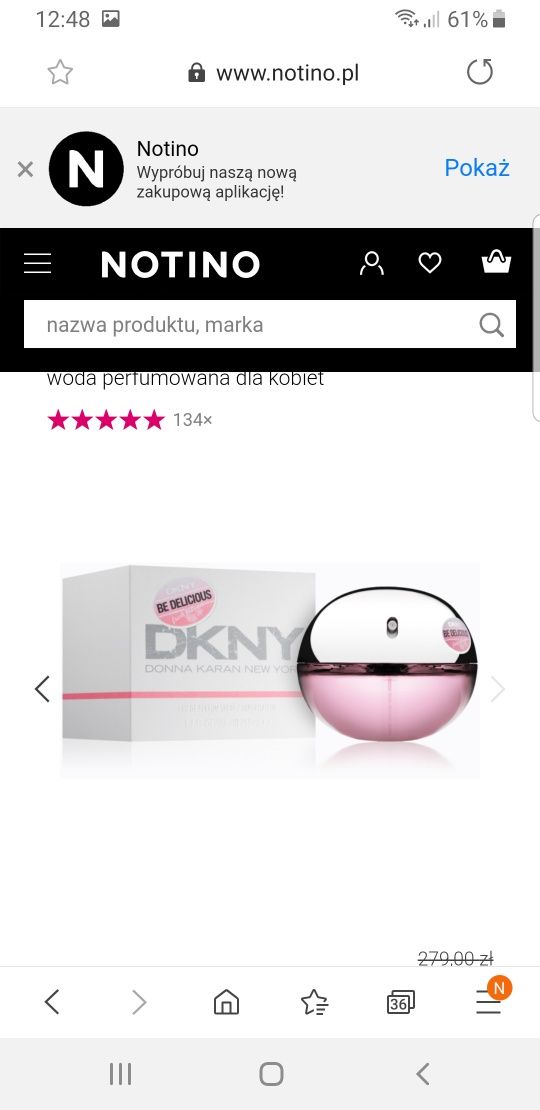 DKNY Be Delicious Fresh Blossom limited Edition 50 ml różowa perfum