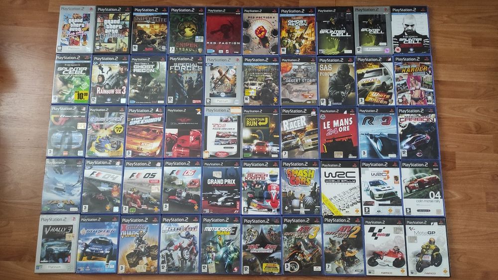 Jogos PlayStation 2, Xbox Og, GameCube e Guitar Hero