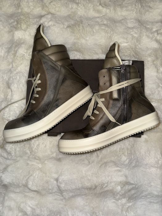 Rick Owens SS25 Geobasket Tranparent Calfskin