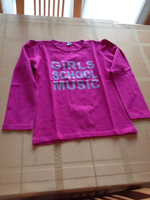 Blusa rosa: 8 anos