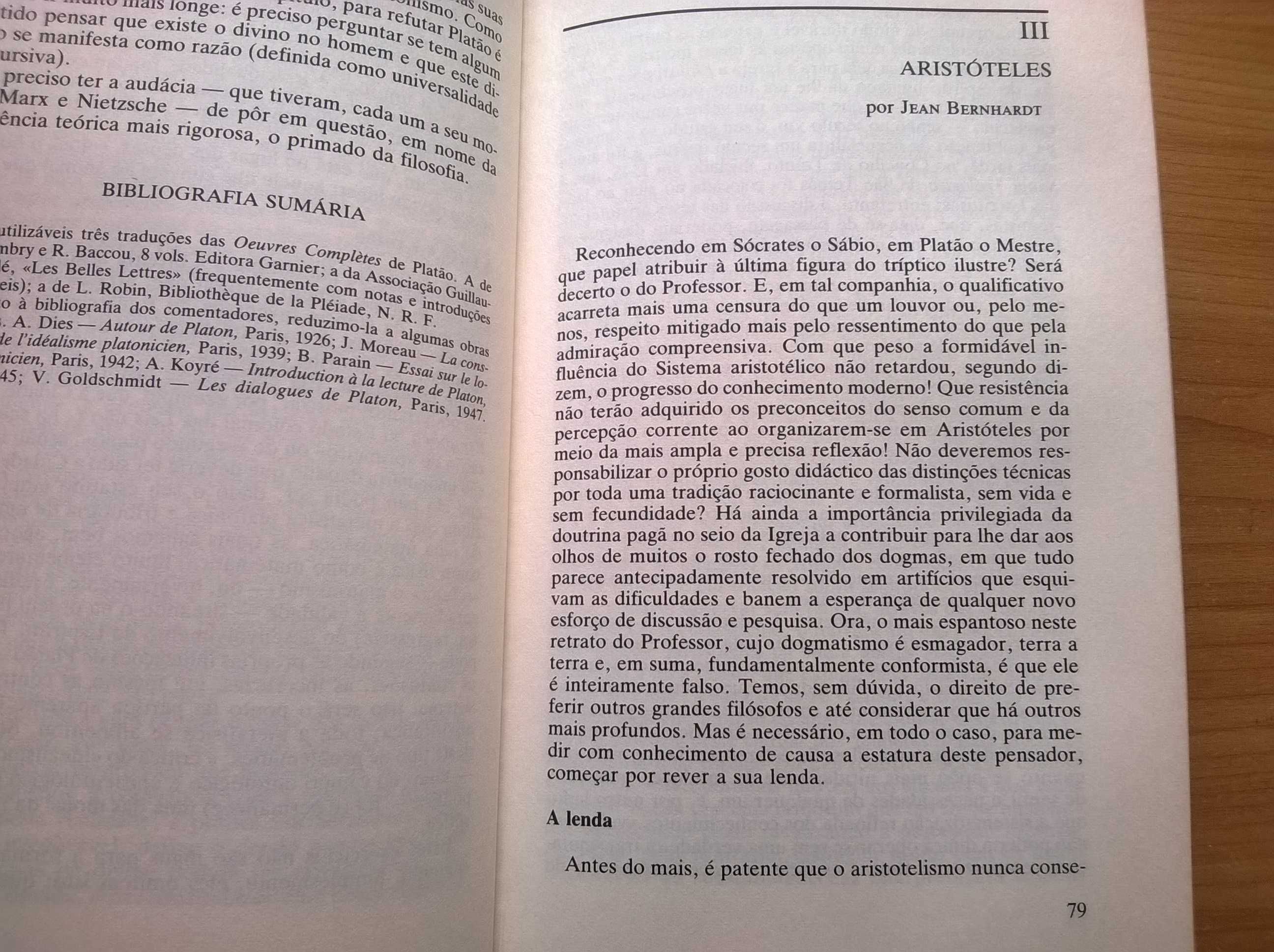 História da Filosofia - de Platão a S. Tomás de Aquino