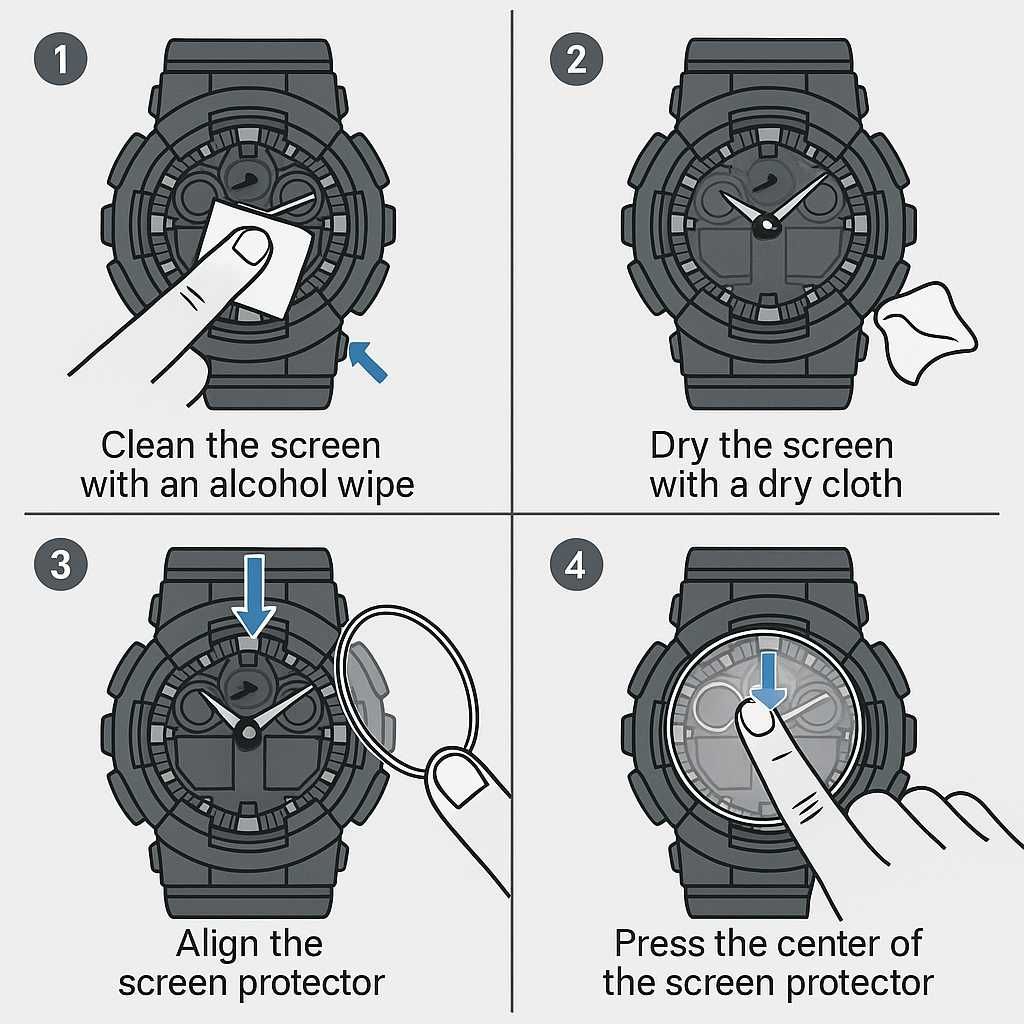 Szkło hartowane Casio G-SHOCK GA-100 GA-110 GA-120 zegarek