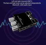 ZK-502MT 2x50W  Bluetooth 5,0 AUX