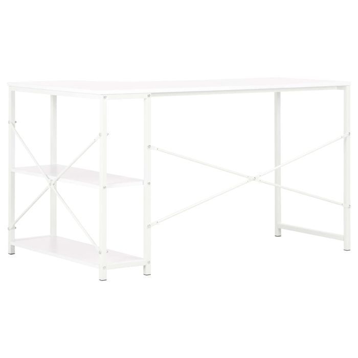 Vidaxl Biurko Komputerowe, Białe, 120 X 72 X 70 Cm