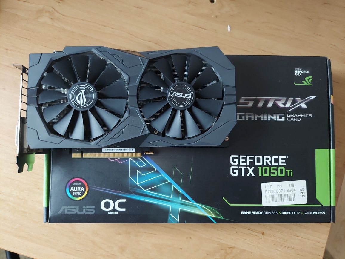 ASUS STRIX GeForce GTX 1050ti 4G