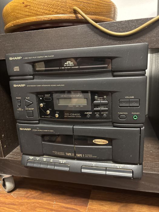 Wieża SHARP + 4 glosniki BOSE stan dobry !