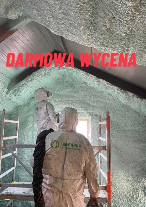 Piana PUR,Ocieplanie pianą PUR, , poddasza, pianowanie