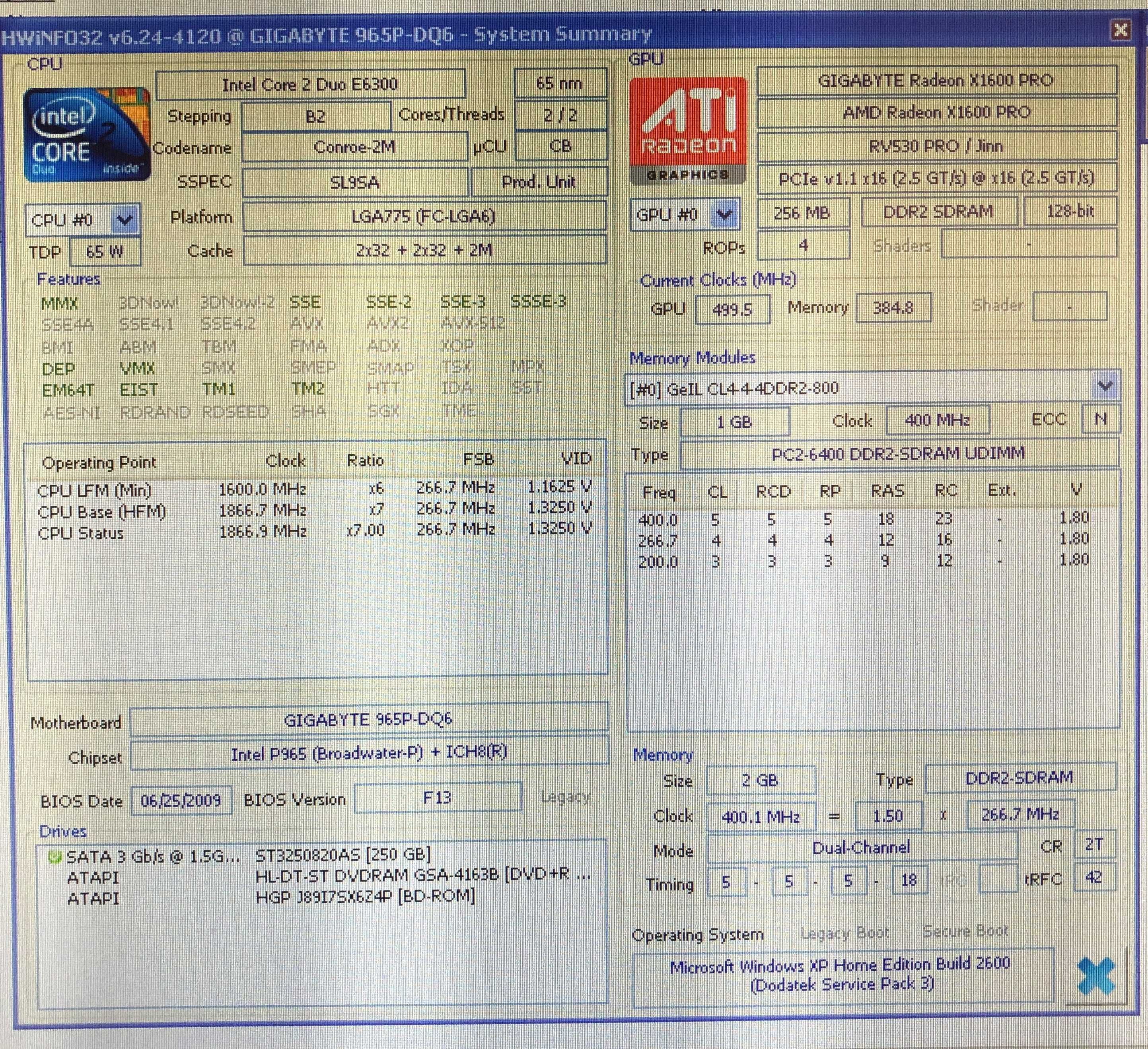 Intel Core 2 Duo, Gigabyte, AMD, Geil, Chieftec, LG, prawie RETRO