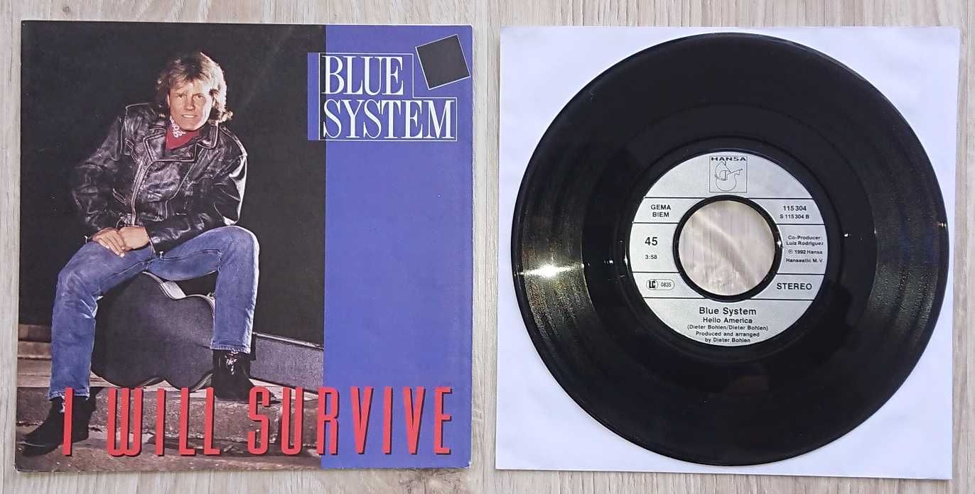 BLUE SYSTEM - d e j a  v u, I Will Survive - Single '91 -'92, Germany
