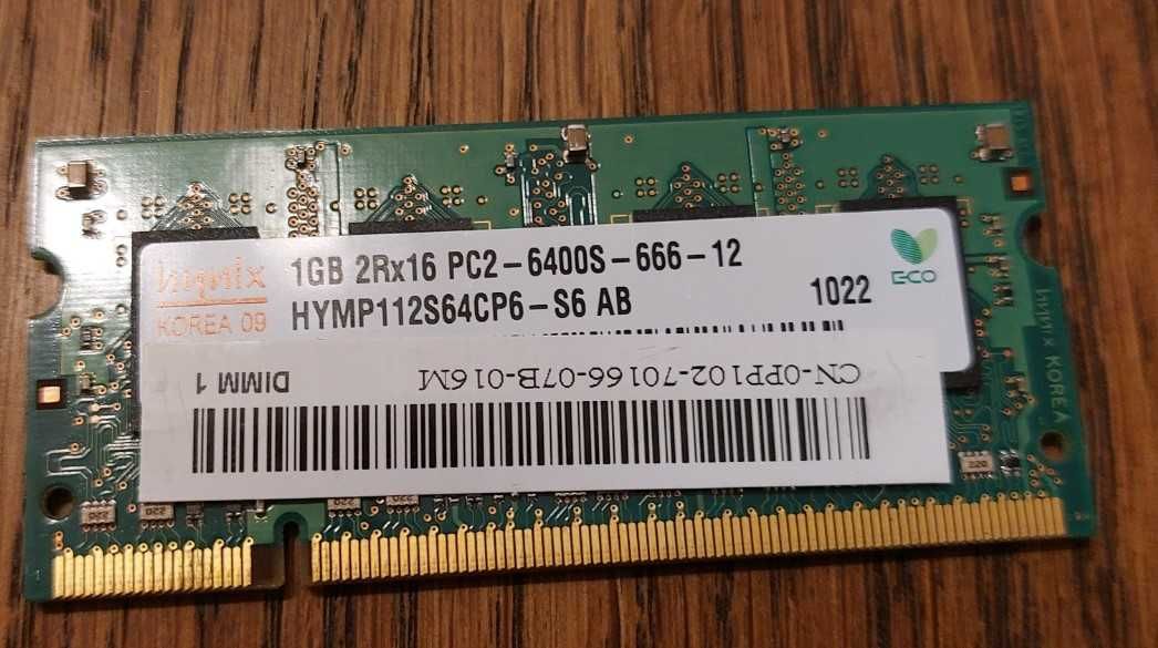 Pamięć RAM do laptopa 1GB