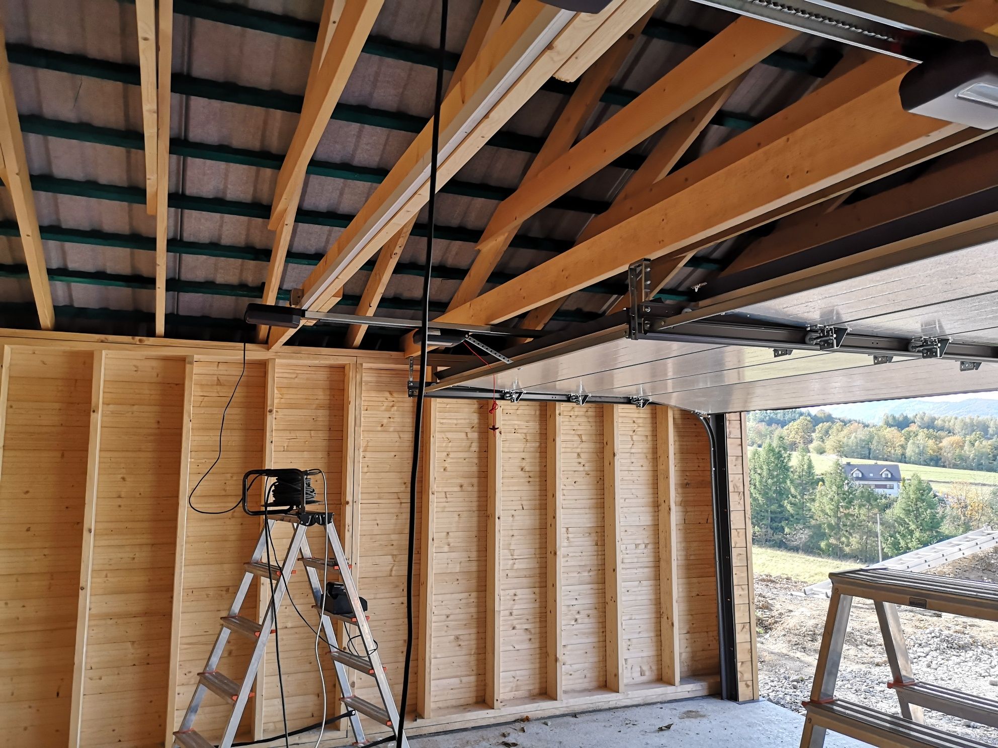 Garaż drewniany, Wiata garażowa, carport, Altana ogrodowa Brama