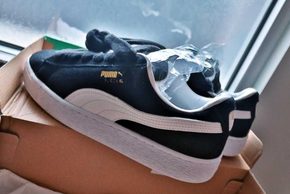 PUMA Black Suede XL 41 (Novas!)
