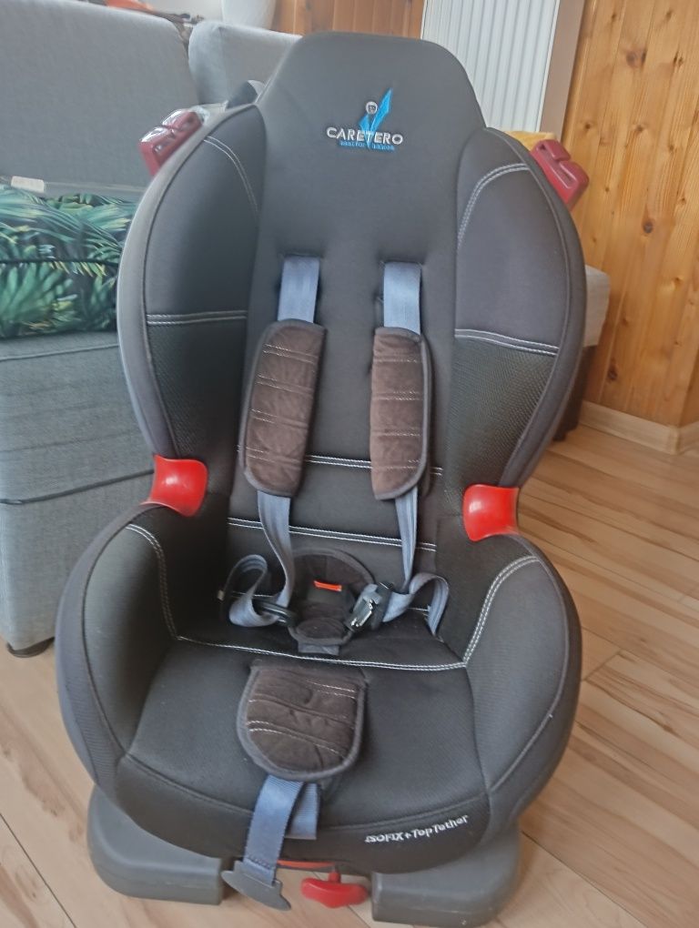 Caretero sport turbofix fotelik samochodowy 9-25kg,ISOFIX,bezwypadkowy