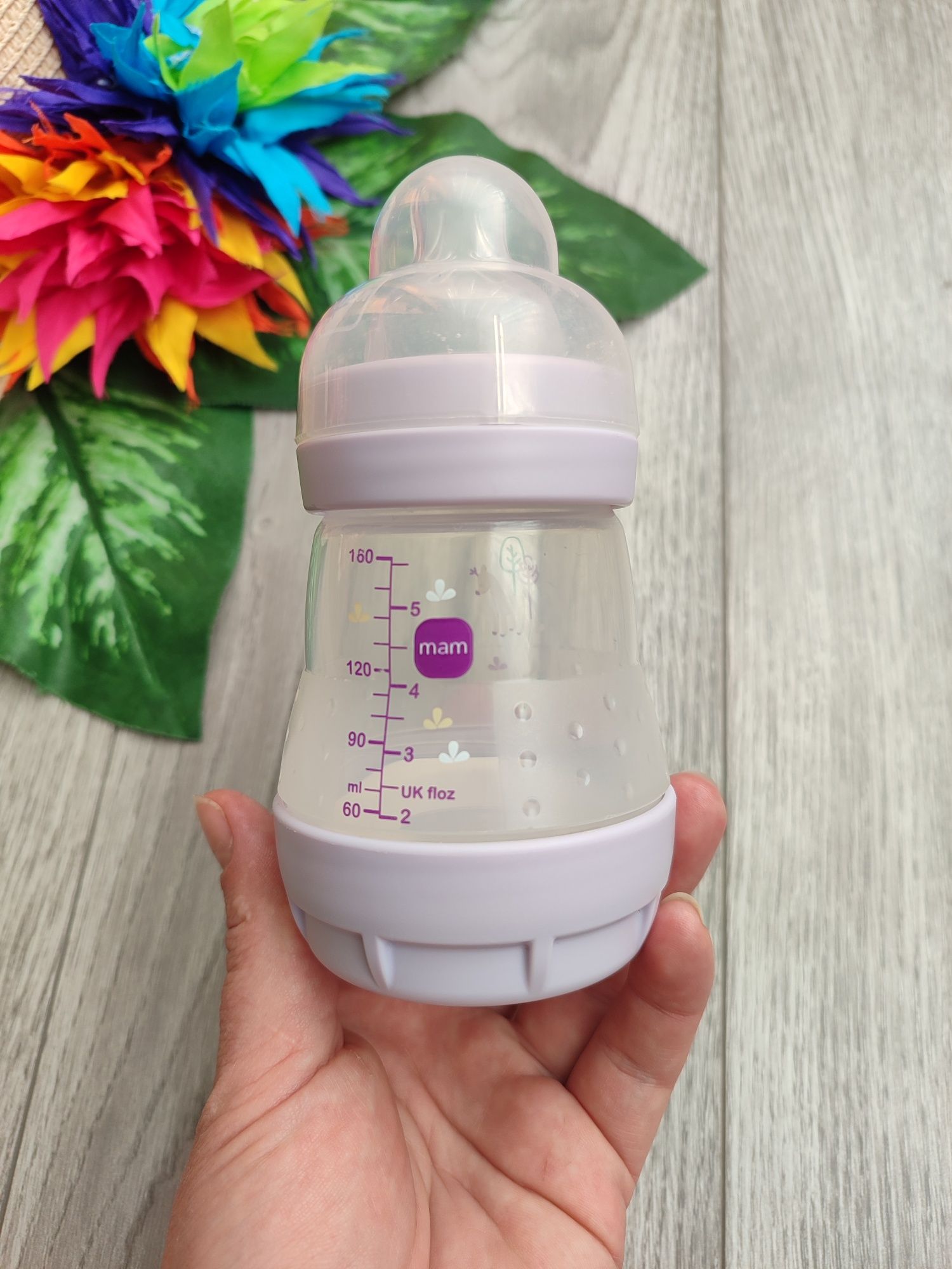Anti-Colic атиколікова пляшечка для годування 160мл Mam розмір 1 (0-6)