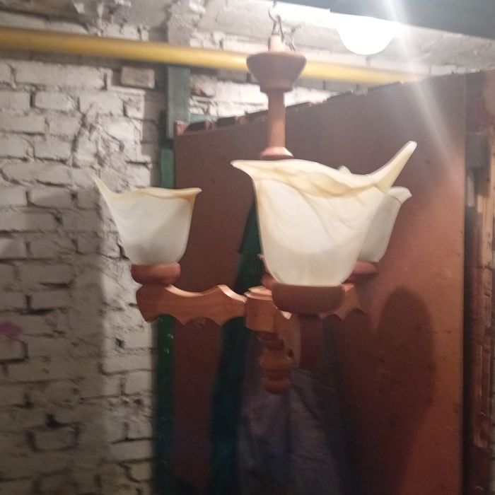 Lampa wisząca prl e27