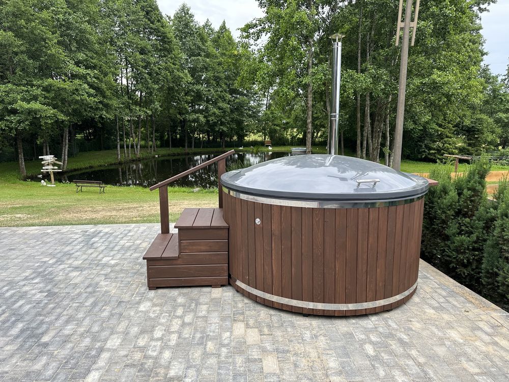 Producent Ełk Jacuzzi Balia Ogrodowa Spa Basen Sauna Mazury Domek