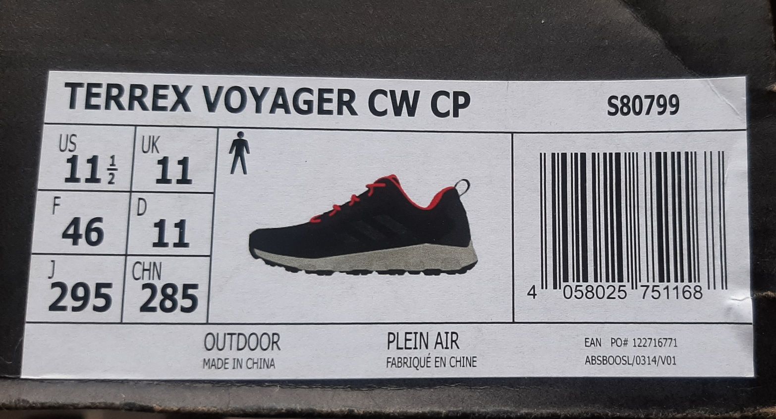 Кросівкі Adidas TERREX VOYAGER cw cp