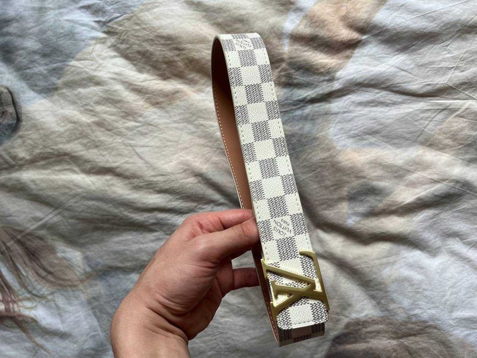 Louis Vuitton Pasek LV Belt 110cm nowy bialy