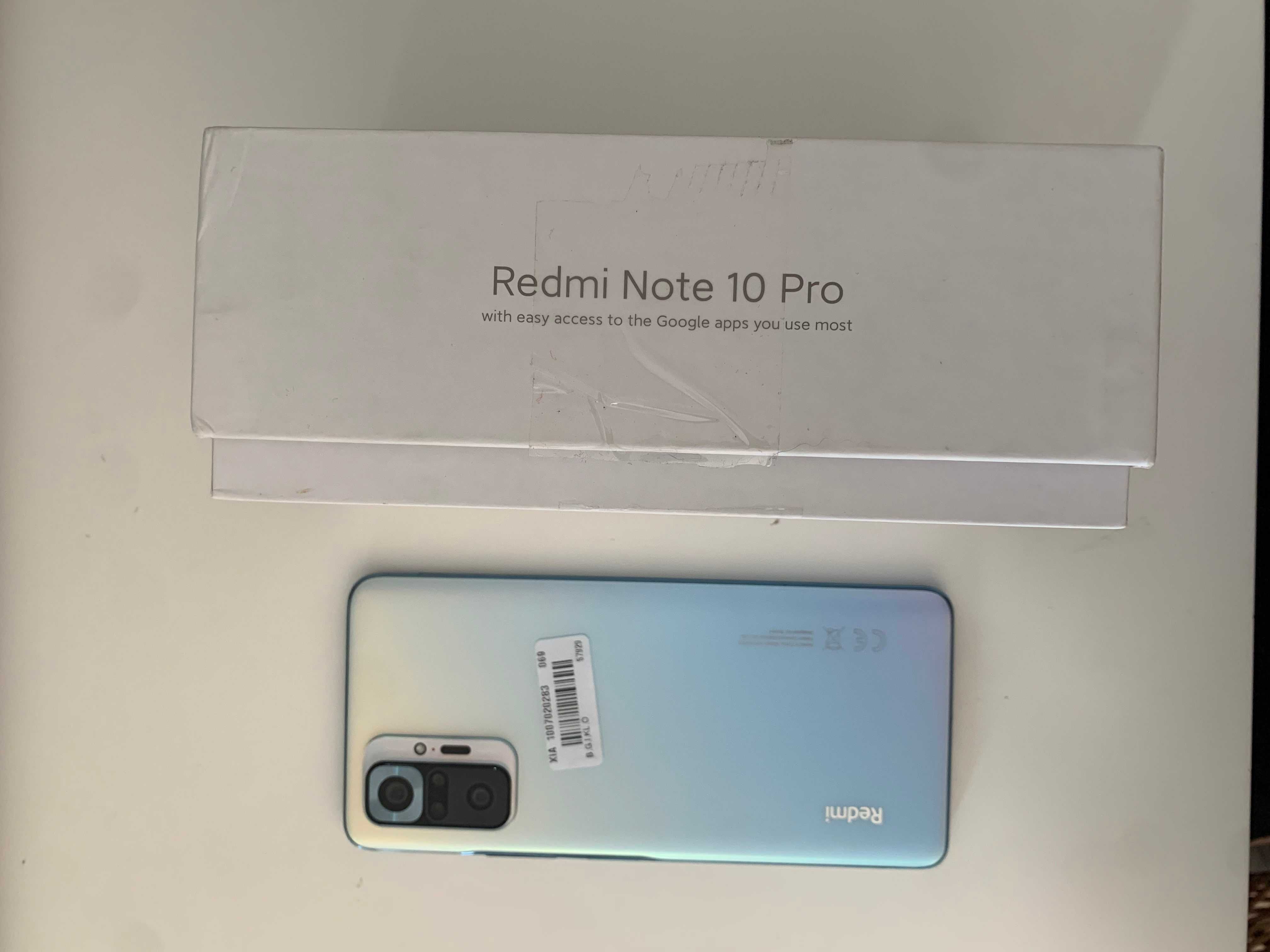 Xiaomi Redmi Note 10 Pro 6/64 niebieski ORYGINALNA bateria wyświetlacz