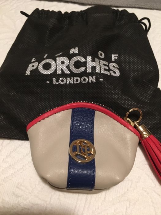 Porta-moedas Lion of Porches 100% pele