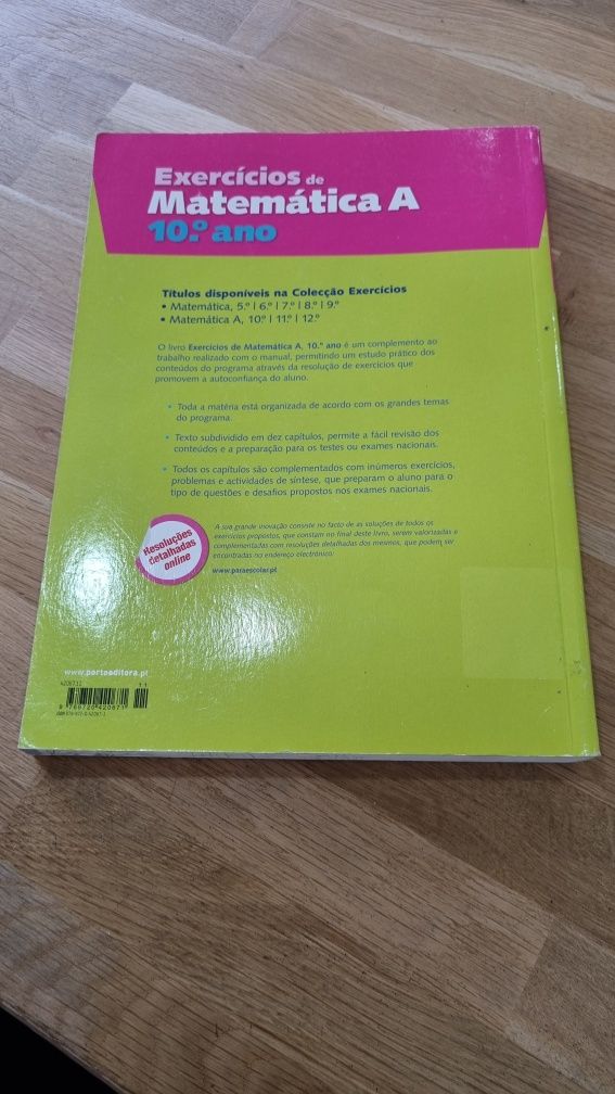 Exercícios de matemática A 10 ano